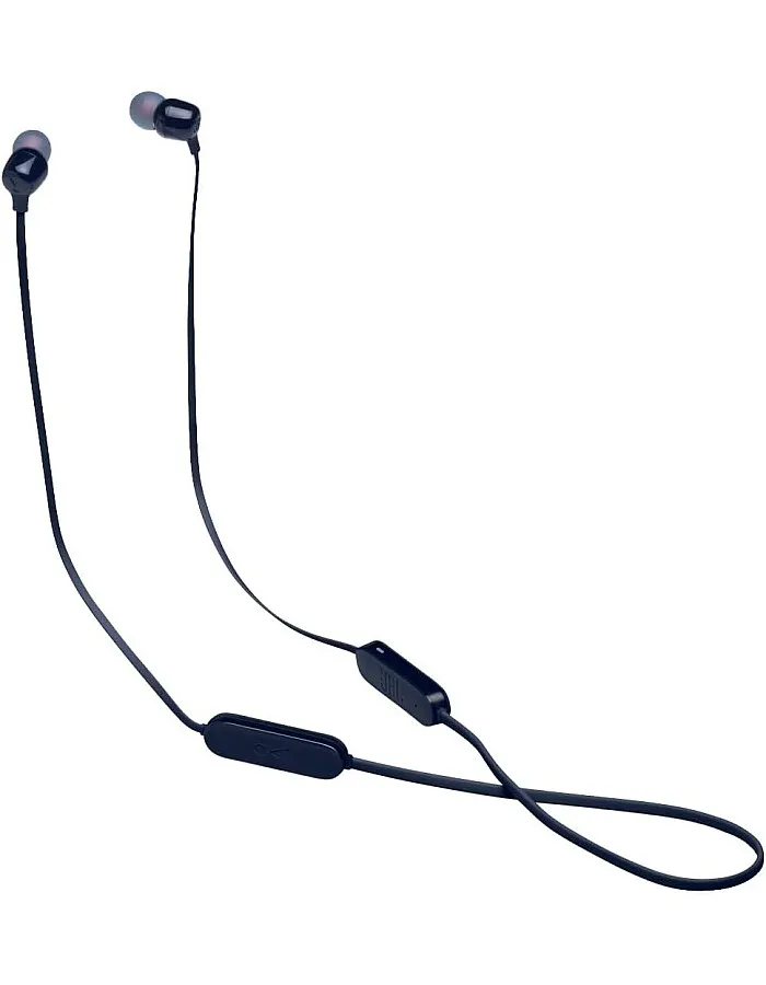 JBL Tune 125 Bluetooth Wireless Neckband Earphones with Noise Cancelling, Microphone, 8H Battery Life, Quick Charge, Magnetic Earbuds, Multi-Point Connection - Blue | 1 Year Local warranty