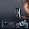 Joyroom JR-CCN05 30W Mini Metal Car Charger – USB-C PD + USB-A Quick Charging, Fast Charge Support (PD3.0/PPS/QC3.0), Compact Design – Black | 12-Month Warranty