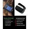 Olytop for Airpods Pro 2/1 Case Cover 2019/2022/2023, [Secure Lock] Armor Case for Apple Airpod Pros 2nd/1st Generation- Rugged Cool Protective Cover Men Shockproof Skin with Carabiner - Black/Blue