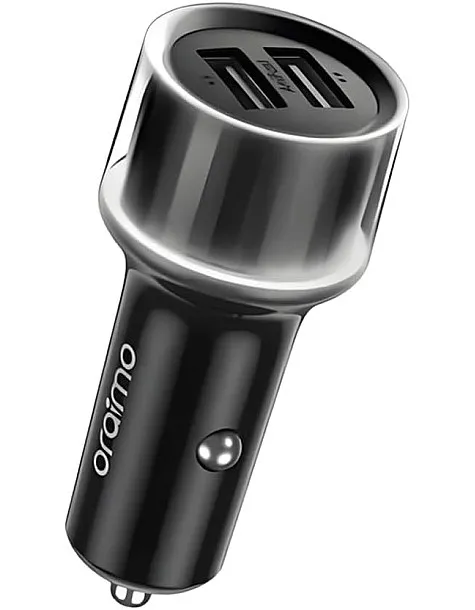 Oraimo OCC-1152D Highway 15.5w Dual Fast Charging Car Adapter - Black