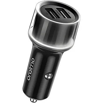 Oraimo OCC-1152D Highway 15.5w Dual Fast Charging Car Adapter - Black