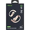 Rsilou R3028 Open-Ear Bluetooth Earbuds, Up to 22H Battery Life, Bluetooth 6.0, 12mm Drivers, Ultra-Light 6g Design, Tuned Sound Quality, Touch Controls, 1 Year Local Warranty (rose gold)