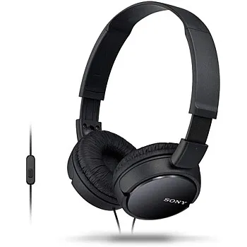 Sony mdrzx110apblack wired headphones - black Headset Wired