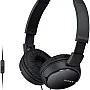 Sony mdrzx110apblack wired headphones - black Headset Wired