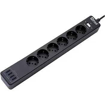 10A Smart Power Strip with Fire Bench Protection and Breakout Circuit 6 Outlets Smart Charging Station for Smart Devices 4 Charging Outlets