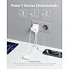 Anker European Travel Plug Adapter USB C 15W, International Power Plug with 2 AC Outlets, 2 USB C, and 1 USB A Port, Ideal for iPhone15, iPad Air, and More, Compact for Travel, Cruise (TUV Listed)