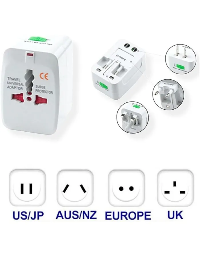 Bivolt International Standard 150 Countries Universal Plug Adapter for Travel Europe USA United States Canada UK England Argentina European Asia America Etc IMAGEMTECH