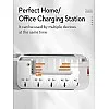 LDNIO SCW5354 Management Power Strip Box 5 port 3USB Wireless Charger Power Cord 2M - White