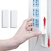 Punch-Free Self Adhesive Electrical Connector, Wall Plug Adapter, Reusable Wall Mount or Desk, Ideal for Wi-Fi Devices, Remote Controls, Tissue Box Storage