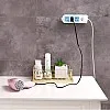 Punch-Free Self Adhesive Electrical Connector, Wall Plug Adapter, Reusable Wall Mount or Desk, Ideal for Wi-Fi Devices, Remote Controls, Tissue Box Storage