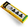 iLOCK power strip 3 universal outlets with switch (white)