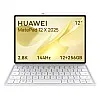 HUAWEI MatePad 12X 2025 Tablet 2.8K 12-inch 1000nits display, 144Hz, 12+256GB, 10100 mAh Battery, 66W SuperCharge, WiFi 7, WPS Office, 6 Speakers, UItra-light Keyboard + Free M-Pencil Pro, White