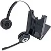 Jabra Pro 920 DECT Wireless On-Ear Stereo Headset - HD Voice and Noise Cancelling - All Day Battery Life - For Use with Desk Phones in Europe - EU Plug, Black Headphones Headset