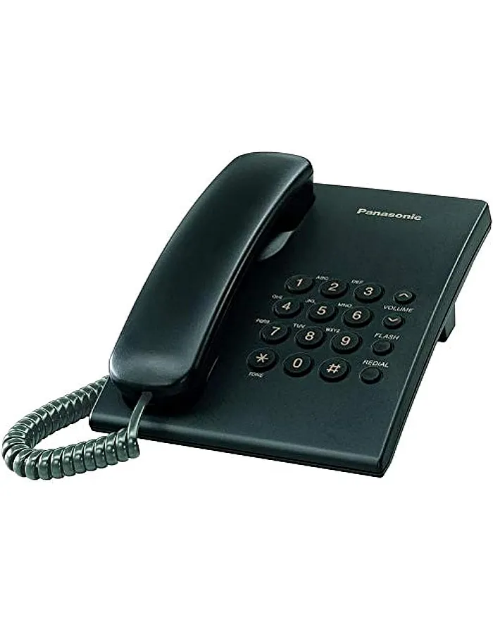 Panasonic Corded Telephone – KX-TS500 Black