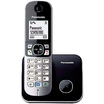 Panasonic KX-TG6821 - telephones (DECT, Desk, Black, Silver, LCD, Monophonic, Digital)