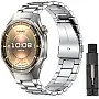ZoRoll 22 mm Metal Bracelet Compatible with Huawei Watch GT 6 46 mm/6 Pro/GT5/GT5/GT4/GT3/Ultimate/Buds, Stainless Steel Metal Replacement Strap Men and Women Watch Strap for Huawei Watch 5 46 mm