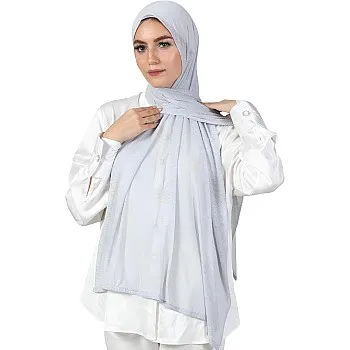 سكارف الموضة من الكريب والليكرا للنساء من فرح