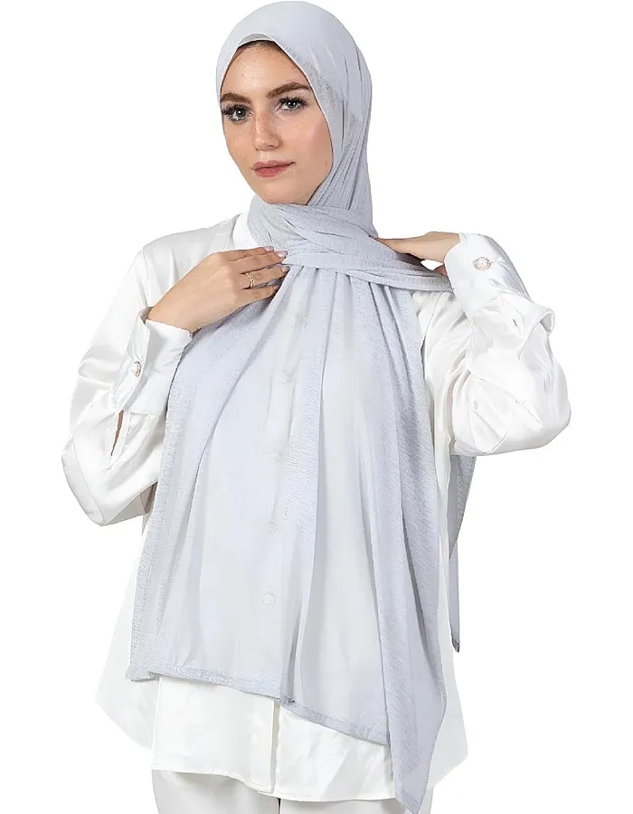 سكارف الموضة من الكريب والليكرا للنساء من فرح