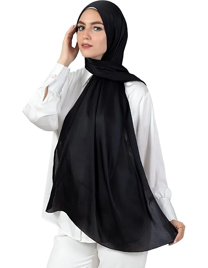 سكارف فرح عصري من الساتان للنساء من دوبيتا