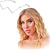 THE PACK | Women's One-Piece Sunglasses, amazingEGP Trendy Look W-Shaped Frame with Rhinestone Design, Bold Fashion Statement