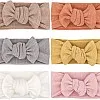 Baby Girl Knit Headwrap Gift Set - 12-24 inches, 1 Count, Gray, Rose, White - Newborn, Infant, Toddler