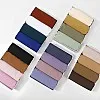 Febfim 4 PCS Muslim Women Soft Premium Solid Chiffon Hijab Scarves Shawl Long Scarf Wrap Scarves with Gift Box
