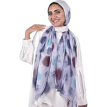 Le Voile Women Tie Dye Cotton Scarf | Cotton