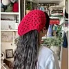Red Crosshima Triangle Bandana