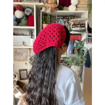 Red Crosshima Triangle Bandana
