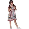 BEBO GIRLS CUT DRESS STRIPED