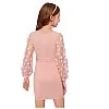 Girls Dress with Mesh Belt with Mesh Sleeves