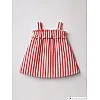 LC WAIKIKI S5K106Z1-LFA-1 baby Linen 100% Cotton Square Collar Regular Dresses - Baby Girls