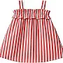 LC WAIKIKI S5K106Z1-LFA-1 baby Linen 100% Cotton Square Collar Regular Dresses - Baby Girls