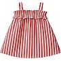 LC WAIKIKI S5K106Z1-LFA-1 baby Linen 100% Cotton Square Collar Regular Dresses - Baby Girls