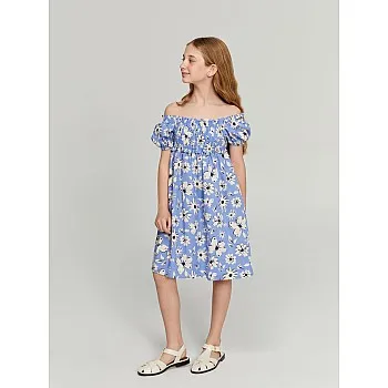 LC WAIKIKI Square Collar Girls' Poplin Dress