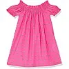 Naga Homme girls A shap Off shoulder w/smoked elastic Printed dress Casual Dress