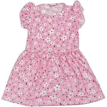 Perfect Parent-F-114 Girls Floral Cotton Cut Dress