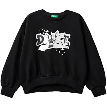 United Colors of Benetton Pocket Detail Balloon Sleeve Sweatshirt Girls