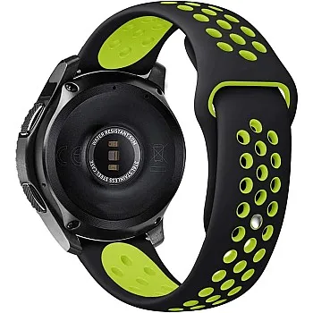 For Samsung Gear S3 / Galaxy Watch/Huawei GT2 / Fossil Breathable Sport Band Design with Air Holes and Quick Release Pin...
