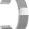 General Watch Band Metal mesh Watch Band Magnetic Absorption Loop Watch Band 14mm for huami amazfit 1 Silver