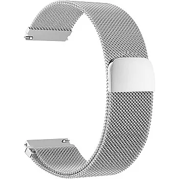 General Watch Band Metal mesh Watch Band Magnetic Absorption Loop Watch Band 14mm for huami amazfit 1 Silver