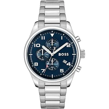 Boss Dress Watch Stainless Steel Bracelet for Men, Blue
