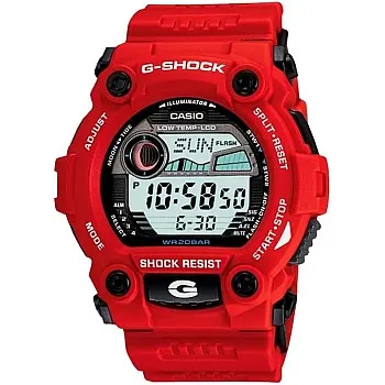Casio Men's Grey Dial Silicone Band Watch - G-7900A-4DR