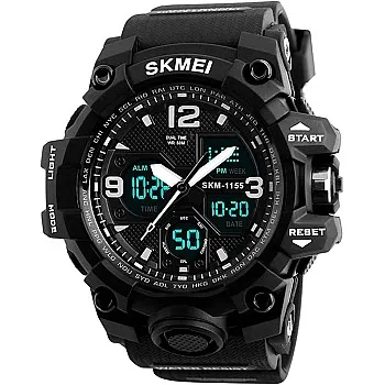 Skmei Men's and Women's Sport Watch Quartz Waterproof Wristwatches 1155B