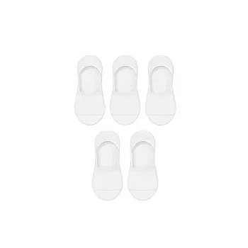 LC WAIKIKI Women's Plain Invisible Socks 5 Pack