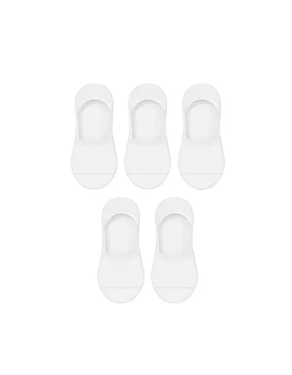 LC WAIKIKI Women's Plain Invisible Socks 5 Pack