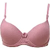 Luna LUN-7067 Underwear+Satin Bra*Cotton Lingerie Set For Women
