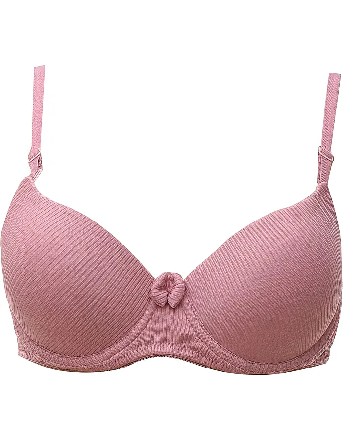 Luna LUN-7067 Underwear+Satin Bra*Cotton Lingerie Set For Women