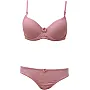 Luna LUN-7067 Underwear+Satin Bra*Cotton Lingerie Set For Women