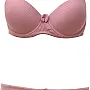 Luna LUN-7067 Underwear+Satin Bra*Cotton Lingerie Set For Women